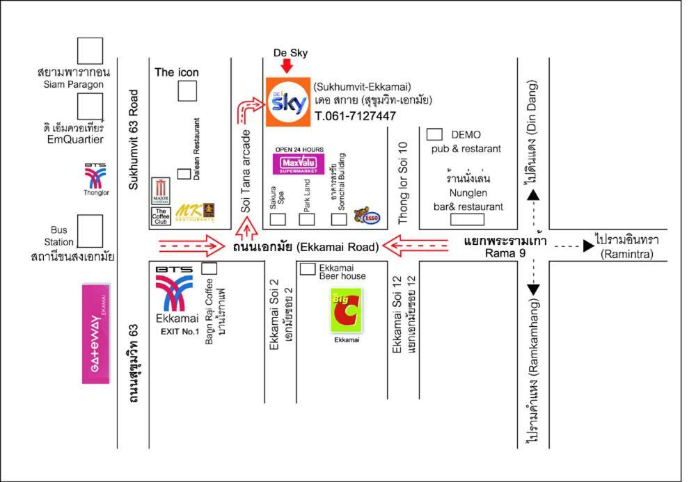 De Sky Sukhumvit Ekkamai Banguecoque Exterior foto